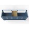 Castello Usa Alicia 60" Blue Vanity Base with Chrome Handles CB-VEN-72BLU-CHR-VBO - alternate 4